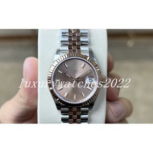 V5 Horloge voor Vrouwen Super Kwaliteit 31mm Rose Goud Roestvrij Kast en Horlogeband Saffier Jubilee Mechanische Automatische Dames Horloges