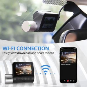 V50 4K Dash Cam 3840 * 2160p avec WiFi 70mai Dash Cam Optimize