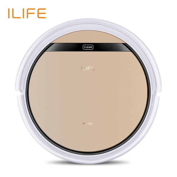 V5S ILIFE Pro Vacuumer Cleaner Robot Sweet Mop húmedo Recarga automática para el pelo de las mascotas y piso duro poderoso succión ultra delgada C19041601