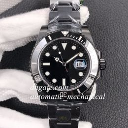 V6 Factory herenhorloge 40 mm geheel zwart automatisch mechanisch uurwerk Designer waterdicht 904L stalen armband lichtgevende superversie Eta horloges