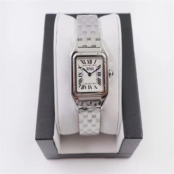 V6 Fashion Couples Diamond Watch con acero inoxidable de alta calidad fabricado con cronómetro de cuarzo automático para damas con noble y elegante 2949