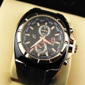 V6 luxe quartz horloge voor man maat mannelijk horloge 222i