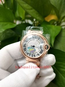 V6 Topselling Fashion Watch Unisex polshorloges W69004Z2 witte wijzerplaat 36mm 18k Rose Gold Automatische Mechanische Mens Ladies Watch Watches