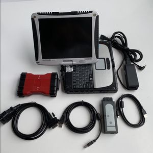 V6154 voor V-/A-U/DI/S-KO/DA-auto Diagnostisch gereedschap + VCM2 IDS129 2in1 Soft-Ware in laptop CF19 1TB HDD voor automatische diagnose