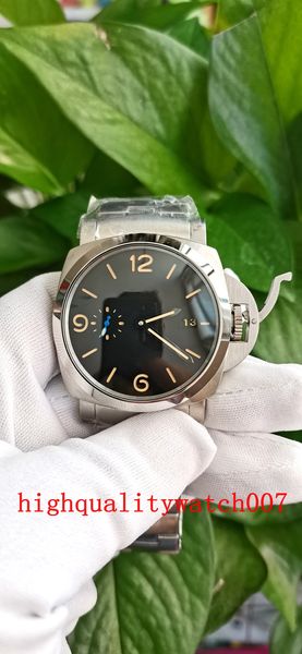 V7 Topselling Excellentes montres-bracelets pour hommes 44mm Cadran bleu noir 01316 00723 Bracelet en acier inoxydable Mécanique automatique Montres pour hommes transparentes Montres