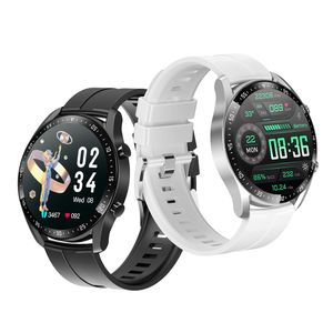 FitPro C300 Smart Watch 1.28 Round Full Touch Screen Smartwatch Pulsera deportiva a prueba de agua Rastreador de ejercicios Monitor de frecuencia cardíaca para teléfonos iOS Android en caja al por menor