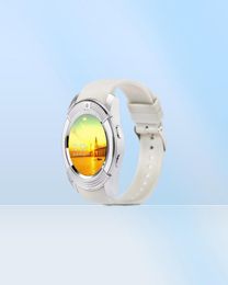 V8 GPS Smart Watch Bluetooth tactile SMART WRISTRACK AVEC CAME SIM SIM SLOT BRACET SMART APPLICIPRE pour iOS Android IPH9770125
