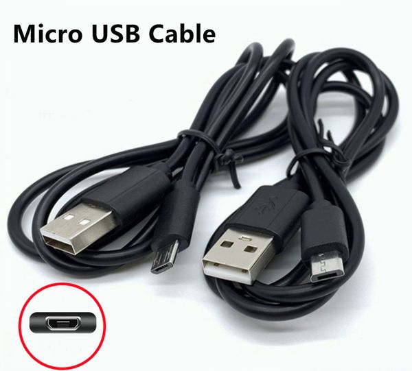 Câble Micro USB V8 Câbles S4 Câble de chargeur de ligne de données USB de 80 cm pour Samsung Android Smartphone PS4 Câbles de ventilateurs de contrôleur sans fil MQ100
