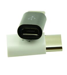 V8 Micro USB Femelle Port TO TYPEC Connecteur noir blanc de port mâle pour Hua Wei Xiao Mi Notebook Pad 100pcs2688150