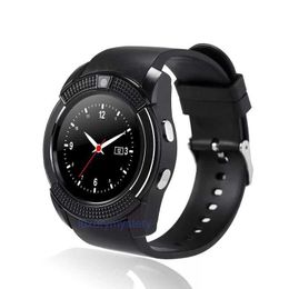 V8 Smart Watch Android Camera Renvied Answer Calal Calle Calls Watchs Support Sim Card Smartwatch Fitness Tracker