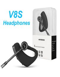 V8 V8s Bluetooth casque casque stéréo écouteurs avec micro sans fil universel rapport vocal numéro main écouteur4084316