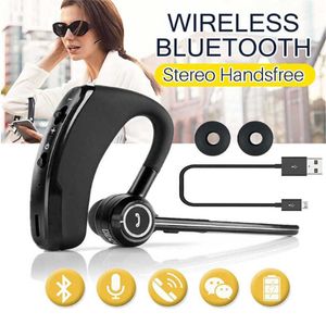 V8 V9 Business Bluetooth-headset V4.1 Handsfree met Microfoon Draadloze Headset Bluetooth-headset voor Smart Phone Xiaomi Samsung Car Bluet Auto