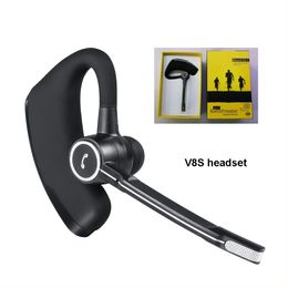 V8 V8S CSR-chip V4.1 Draadloze Bluetooth-hoofdtelefoon Stereo Headset Oorbuds met MIC Voice Control Hoge kwaliteit