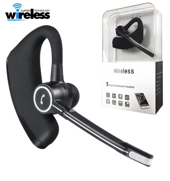 V8S auriculares Bluetooth de negocios auriculares inalámbricos Bluetooth V40 teléfono manos micrófono música para iPhone Samsung6978905