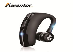 V9 Bluetooth-headset MVO-chips met zijoortelefoon voor telefoongesprek Hand enkele oorhaak Bluetooth-headset voor iPhone Xs Samsung S1686400