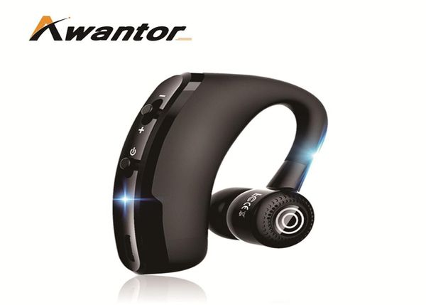 V9 Bluetooth casque CSR puces avec écouteurs latéraux pour appel téléphonique main unique oreillette Bluetooth casque pour Iphone Xs Samsung S1686400