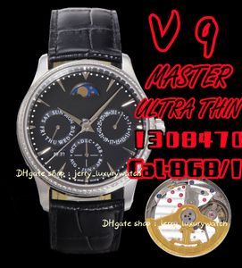 V9 JL Watch Luxury Men's 1308470 miljoen kalender 39 mm, 868 Mechanische beweging, datumweek week jaar