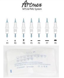 V9 V8 V6 V3 A3 Artmex MTS PMU Reemplazo permanente Cartucho de aguja Agujas para tatuar Puntas para Artmex semi máquina de maquillaje derma pe2398108