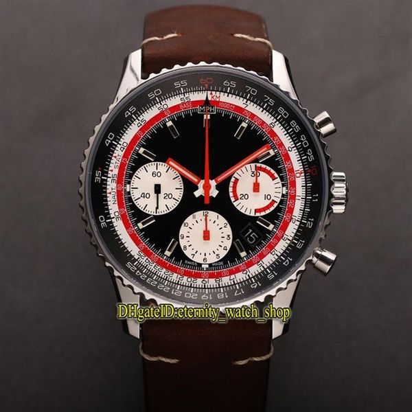 V9F Top B01 AB01211B1B1X2 Swissair Edición especial ETA A7750 Cronógrafo automático Reloj para hombre Rotación bidireccional Bisel Sport Stopwat285K