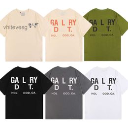 Va T-shirts voor heren Galleryse t-shirt Depts Herenpolo's Dames Designer T-shirts Galleryes Katoen Tops Heren Casual Luxe Kleding Kleding 3x Da T6UT