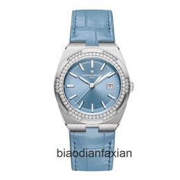 Vaacheron Coonstantin top luxe designer horloges voor overzeese serie complete set van cross 1205V blauwe plaat precisie stalen diamant set horloge dameskwarts horloge
