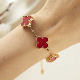 Bracelet VAC 2024 Bracelet double face bracelet Femmes haut de gamme Titane Steel Instagram Fashion Fairy Bracelet