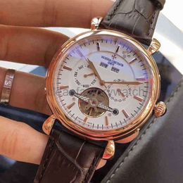 Vacherx Constantins Relojes de lujo para Mens Mechanics Wallwatch Swiss: reloj de pulsera de pulsera AAA de diseñador mecánico de alto grado totalmente automático para hombres
