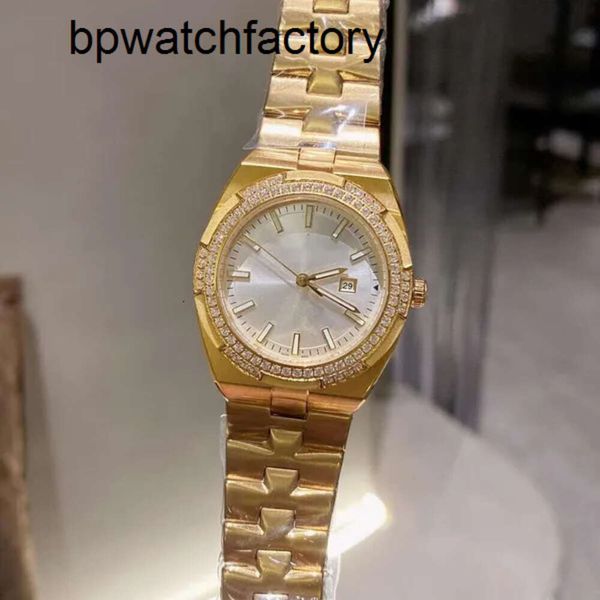 Vacherx Constantins en el extranjero Womens Elegant Watch Diamond Wristwatches 33 mm de alta calidad Luxe 14mo se adapta a cualquier ocasión impermeable con caja