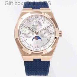 Vacherx Constantins Fase Vacherin Watch King Mondphasen Luxe multifunctionele ontwerper 8f Moon Automatisch Mechanisch mannelijk staal 4300V Blue Superwatches Superclo