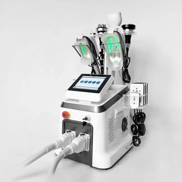 Machine de congélation de graisse par Cryolipolyse par Cavitation sous vide 7 en 1, multifonction, amincissante, Laser Lipo à Cavitation corporelle 40K