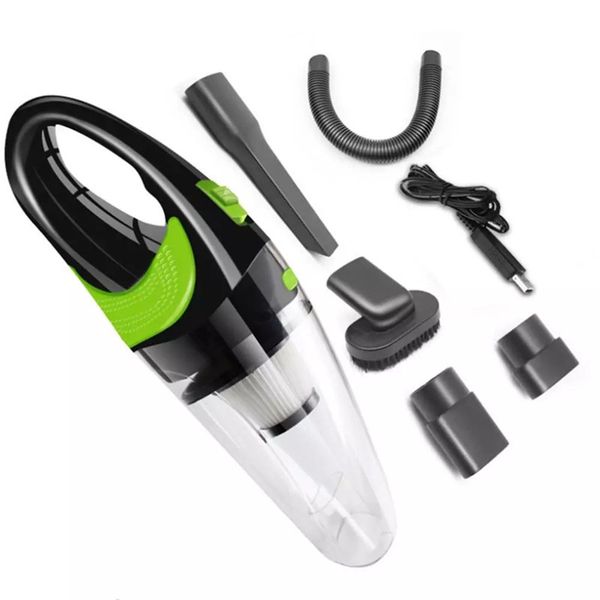 Aspirateur de voiture sans fil pour la maison, humide et sec, portable, haute puissance, aspiration cyclonique, rechargeable, chargement USB, pour véhicule, poils d'animaux