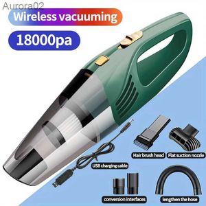 Vacuümreinigers Auto Wireless Vacuum Cleaner Krachtige High Power High Sugion Mini Handheld Car Vacuümreiniger huishouden binnenshuis kleine YQ240402