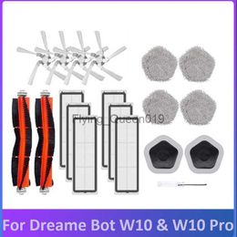 Aspirateurs pour Dreame Bot W10 W10 Pro Robot aspirateur accessoires brosse latérale principale filtre vadrouille tissu et vadrouille HolderYQ230925
