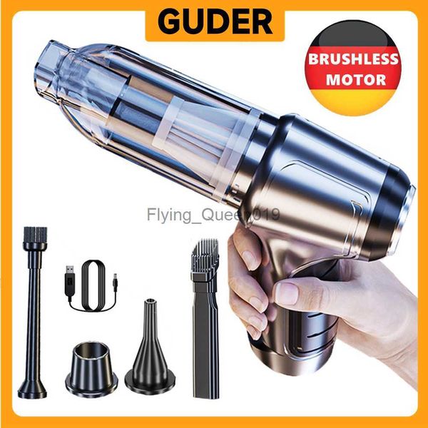 Aspirateurs GUDER 120W Mini aspirateur sans fil moteur sans brosse sans fil portable 2 en 1 souffleur d'air Duster pistolet soufflant pour bureau à domicileYQ230925