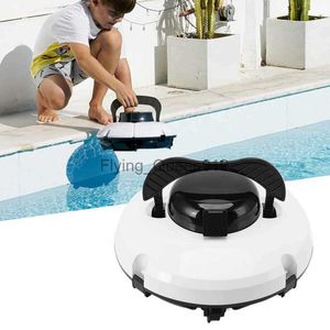 Stofzuigers Slimme draadloze robotachtige zwembadreiniger IPX8 Automatische zwembadstofzuiger met zelfparkeerfunctie US 100-240VYQ230925