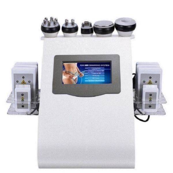 Vide Lipo Cavitation Minceur Machine 6 en 1 40K Ultrasons Radio Fréquence Lifting Corps Réduction de Graisse Système Laser Perte de Graisse Beauté