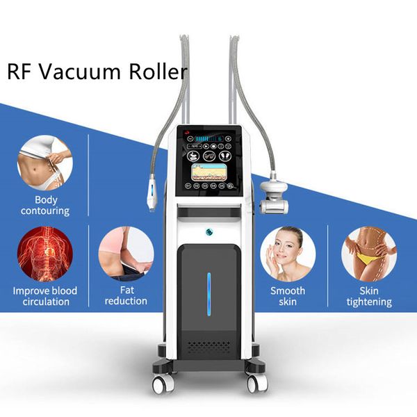 Máquina de adelgazamiento con rodillo de vacío Vela Tecnología RF Esculpir el cuerpo Estiramiento de la piel Eliminación de celulitis Eliminador de arrugas Estiramiento facial Equipo de belleza Dispositivo para quemar grasa