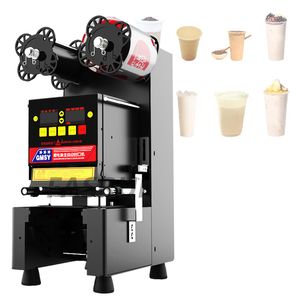Machine de cachetage de tasse en plastique de papier de thé de lait automatique de scelleur de vide 300W intelligent