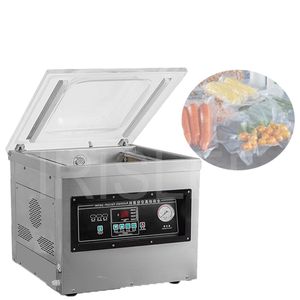 Machine à emballer sous vide commerciale entièrement automatique grand thé sec et humide équipement sous vide d'aliments cuits crus