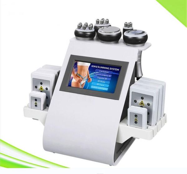 Machine amincissante sous vide Laser radiofréquence RF 40K Cavi Lipo Cavitation ultrasonique de liposuccion pour Salon de spa façonnage de la peau resserrement du dispositif mince