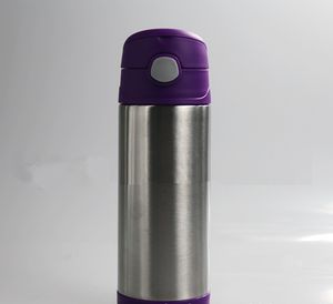 Tasse à ressort en acier inoxydable sous vide tasse à rebond en acier inoxydable tasse thermos portable extérieure tasse cadeau pour enfants livraison gratuite