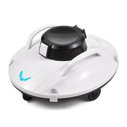 Aspirateurs Robot nettoyeur de piscine intelligent sans fil IPX8, aspiration puissante avec indicateur LED, prise en charge du stationnement automatique pour piscine de 800 pieds peut fonctionner correctement et savoir que les gens en ont besoin. 231121