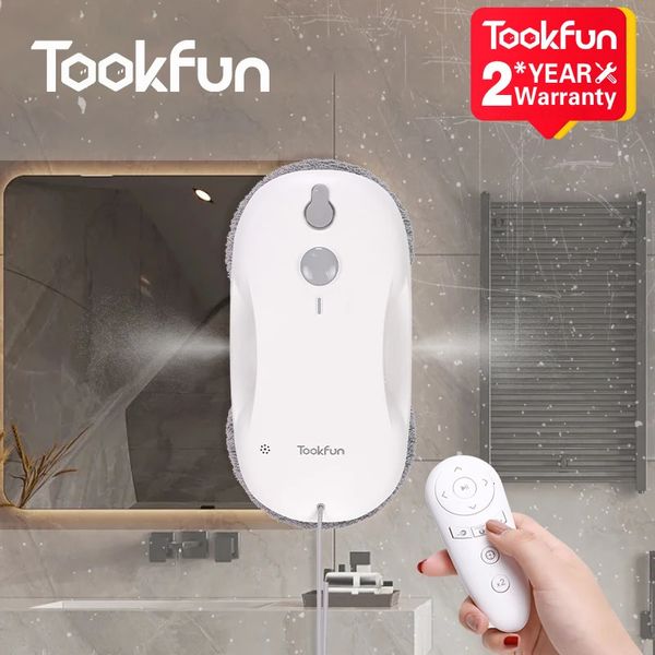 Aspirateurs TOOKFUN CW1 nettoyeur de vitres électrique jet d'eau intelligent robotique planification automatique murs de ménage nettoyage aspirateur 231121