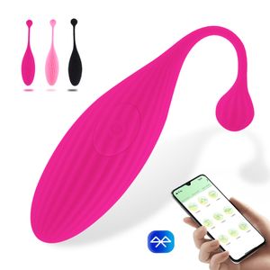 Boules de vagin Bluetooth G Spot Dildo Vibrateur avec application Temote Control Pantes Vibrateurs Femme Toys Sexy For Women Adult Game