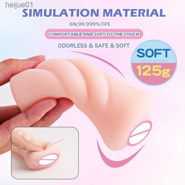 Vagin chatte poche pour hommes mâle masturbateur tasse 3D réaliste Anal Oral érotique adultes jouets gorge profonde exercice L230518