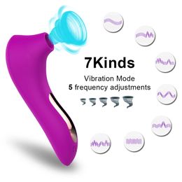 Vagina zuigen vibrator vrouwelijke clitoris vacu￼m stimulator tepel seksspeelgoed 7 vibratie vrouwen masturbator