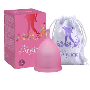 Copa Menstrual vaginal para higiene femenina, copas para el período menstrual, herramienta de salud reutilizable de silicona de grado médico 100%