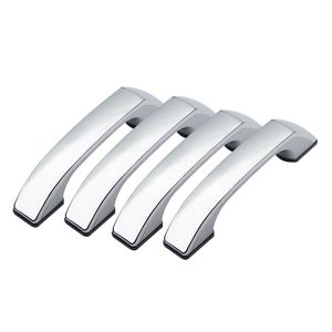 Vagsure 4pcs / lot ABS plastique galvanisé grande douche coulissante poignée de porte de bain poignées pour accessoires d'armoire de meubles 201013