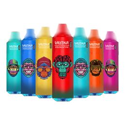 Valedna Vapes 9000 P Banana Ice Wegwerpdamppen Elektronische sigaretten 14 ml pod 6 gloeiende kleuren Luchtverstelbaar 0% damppod Oliekernscheiding 9K 055032