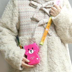 Saint valentin mode Fidget jouets Kawaii ours porte-monnaie portefeuille dames sac Simple sacs Anti Stress pour enfants jouet cadeau